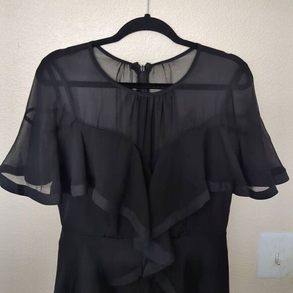 NWT Anthropologie Harlyn Amaris Flutter-Sleeved Jumpsuit. M - Picture 9 of 12